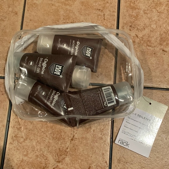 Nordstrom Other - Nordstrom Rack Toiletry Case with Man Cave Toiletries NEW